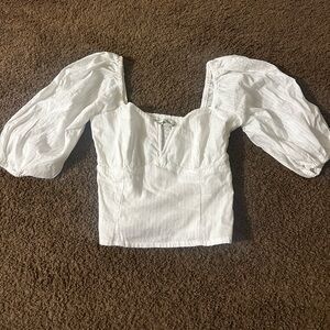 Abercrombie & Fitch women’s blouse puff sleeve